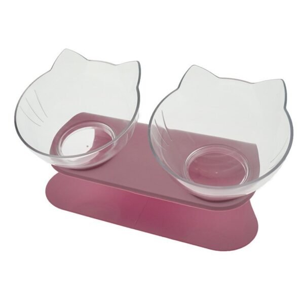Cat Double Bowl Cat Food Bowl Protects Cervical Vertebra - Image 9