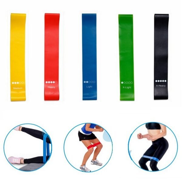 Yoga Resistance Rubber Bands Indoor Outdoor Fitness Equipment - Image 5