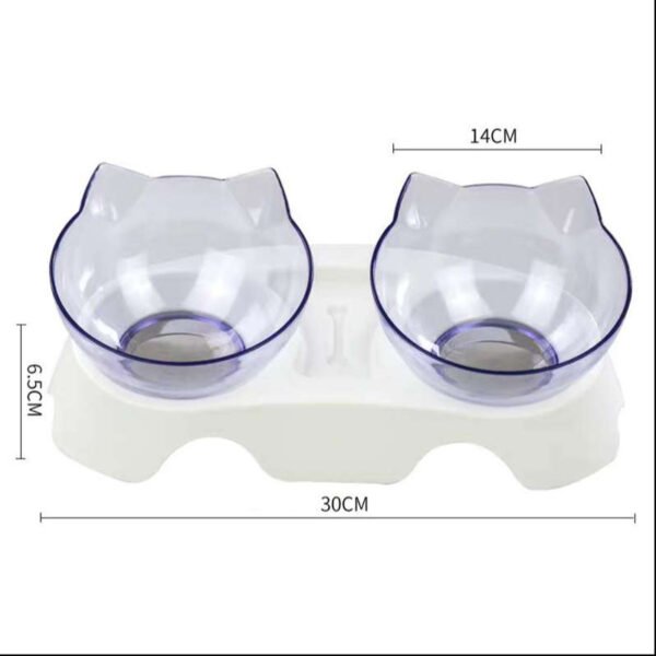 Cat Double Bowl Cat Food Bowl Protects Cervical Vertebra - Image 5
